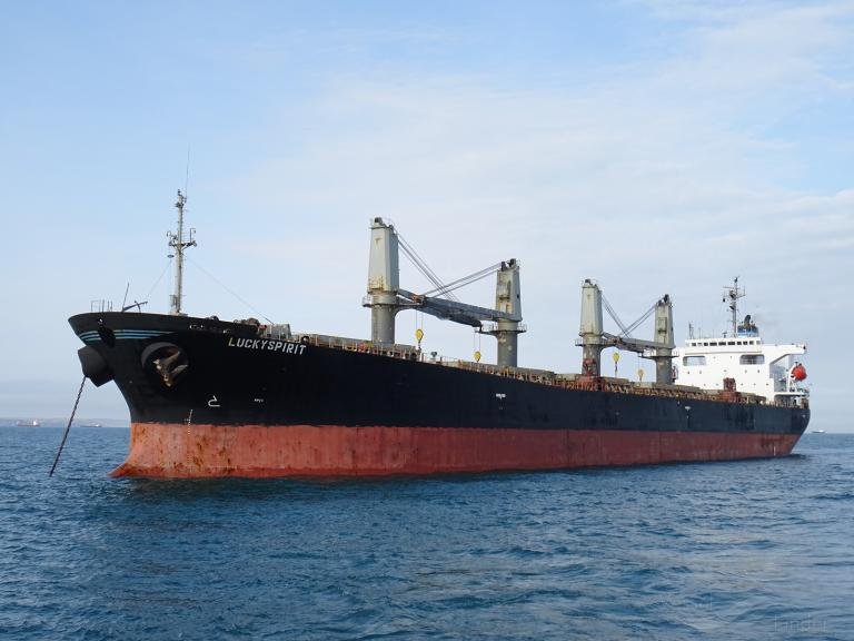 Ship on the ocean